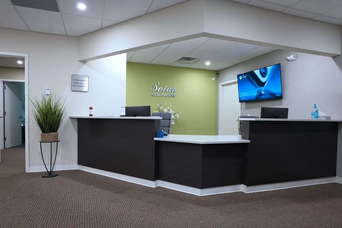 reception desk office tour