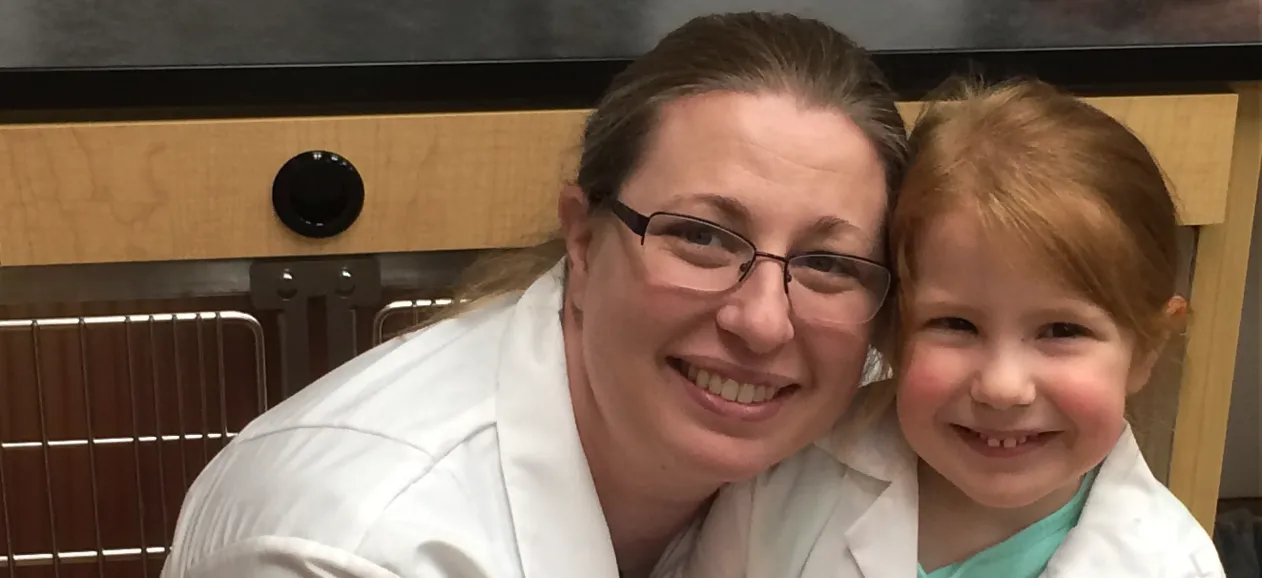 Dr. Melissa Lucas and Her Daughter