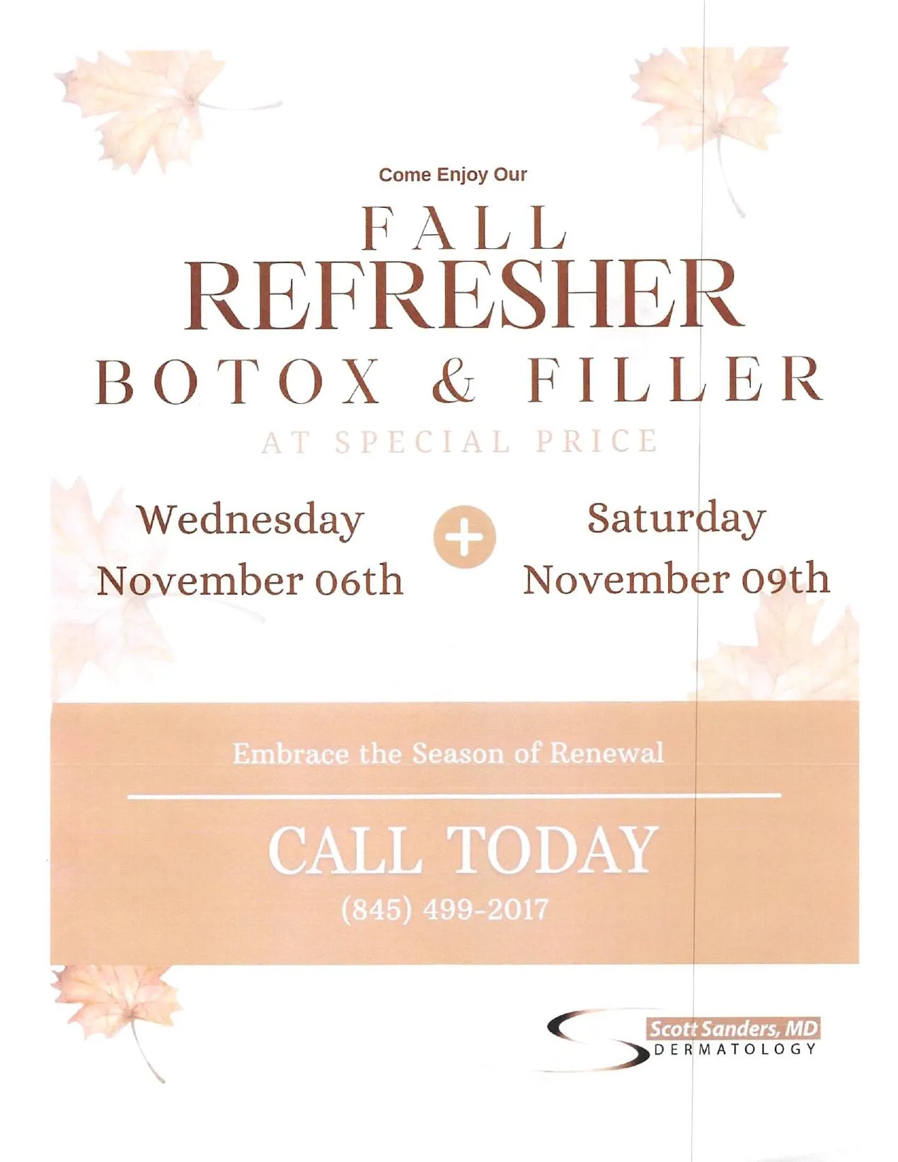 Fall Event promotion