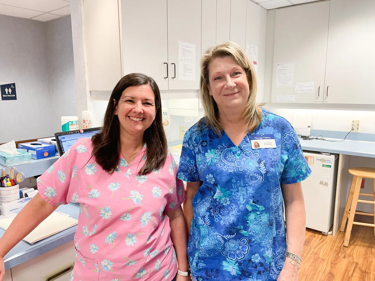 Two Pennridge Pediatrics Nurses