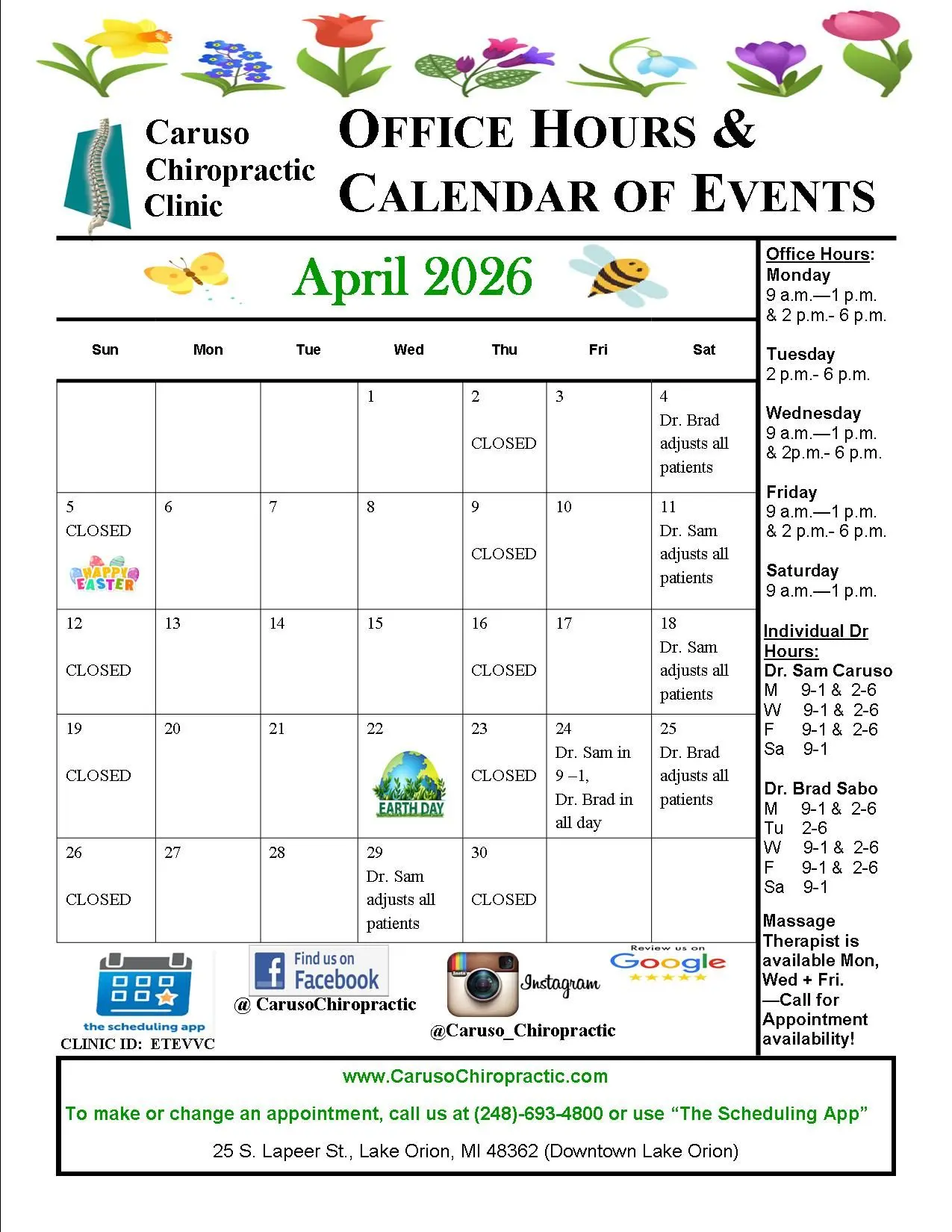 April 2026 Calendar