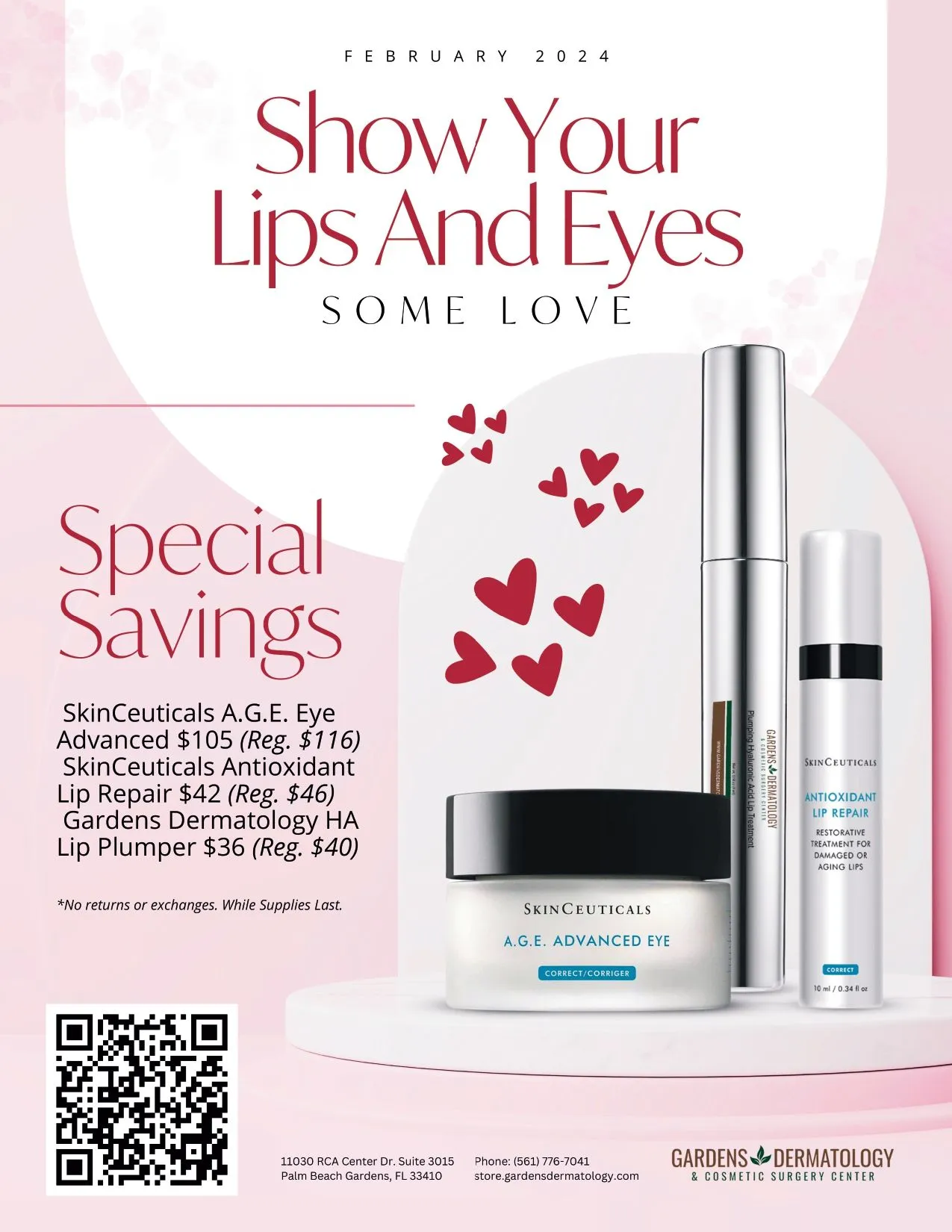 Show your lips and eyes some love