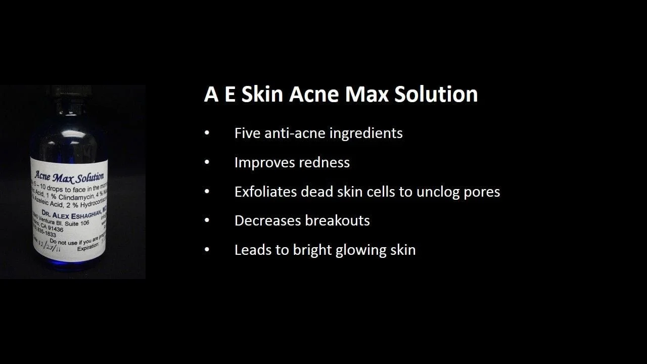 A E Skin Acne Max Solution