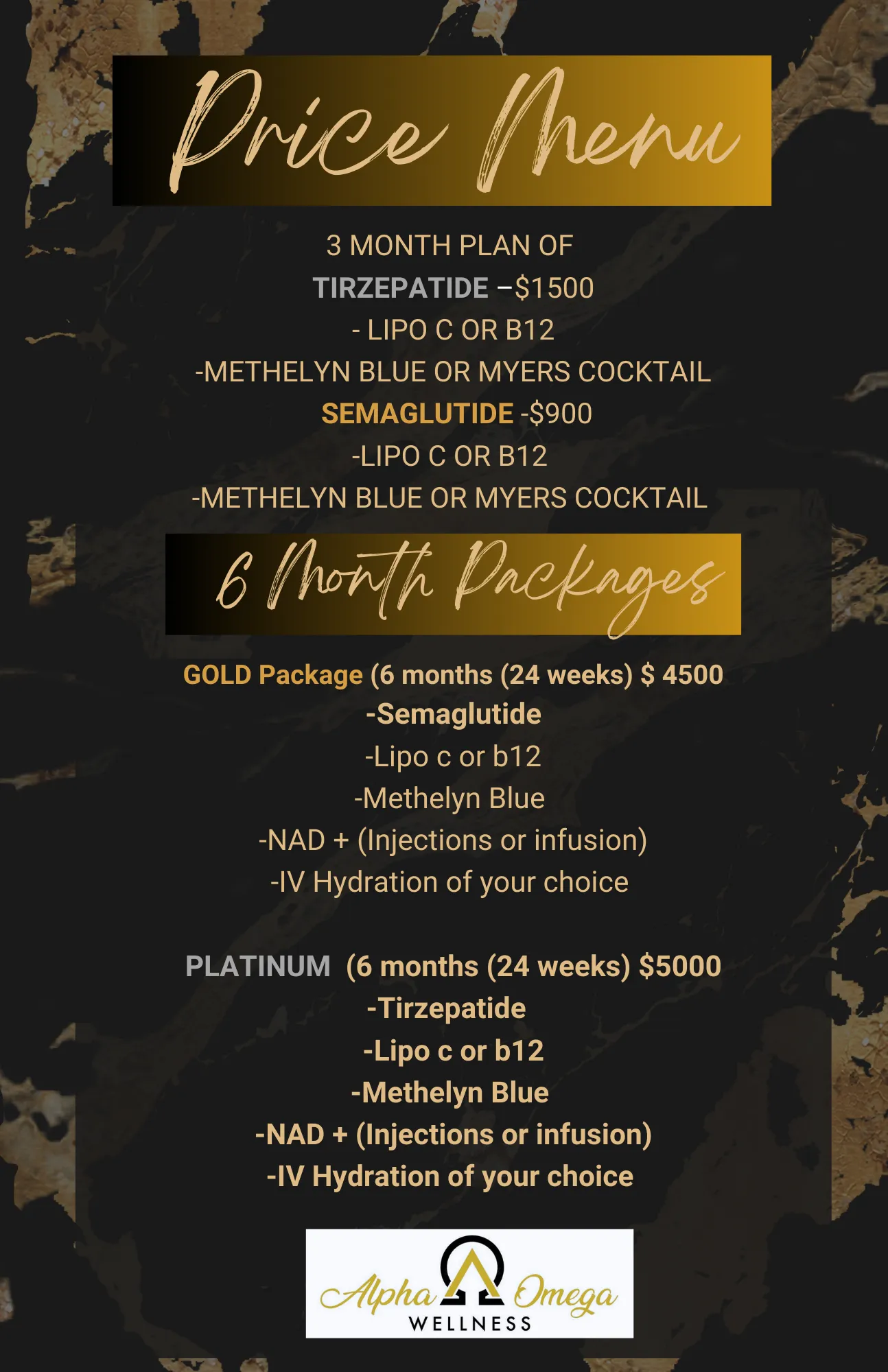 Price List 