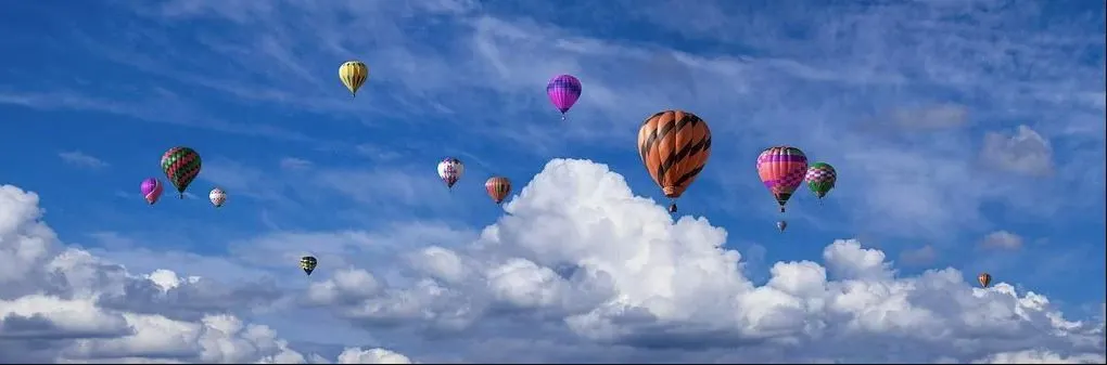 hot air balloons