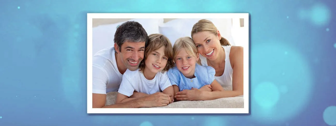 Dentist showing patient xray