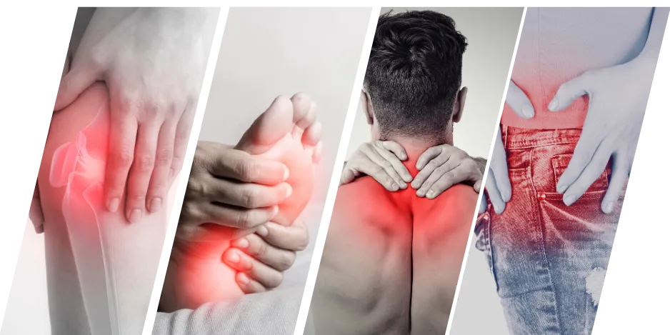 Knee Pain hip pain foot pain relief with Dr. Russ McDaniel