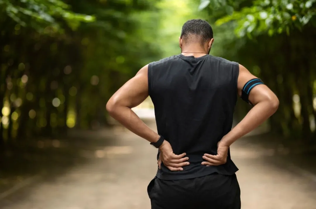 man with lower back pain