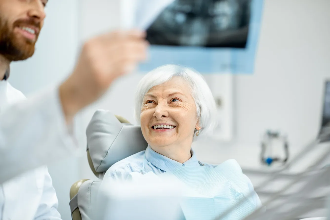 Smiling older woman