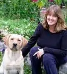 Tina Stanley with Dog
