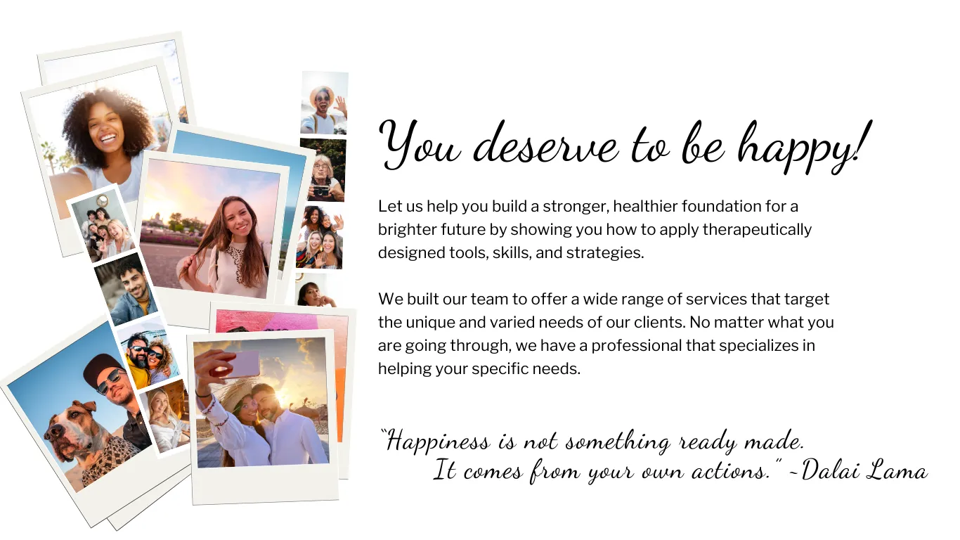 You deserve to be happy