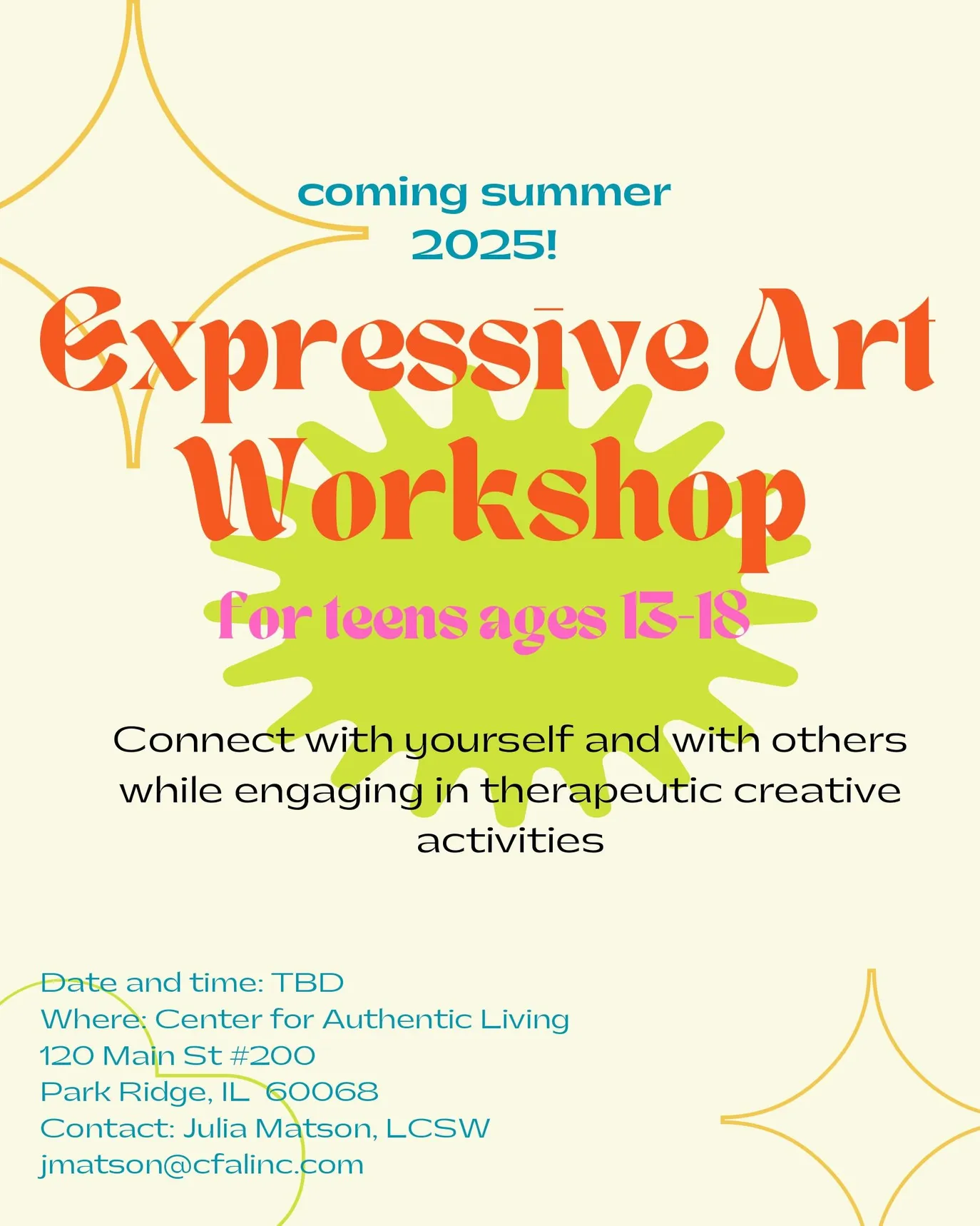 CFAL Expressive Art Workshop