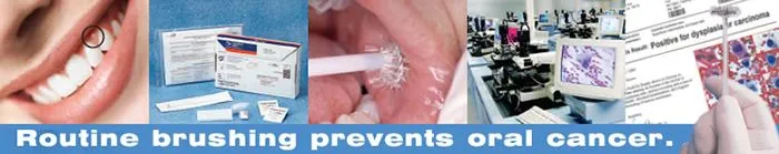 infographic about brushing preventing oral cancer, dentist Mahwah, NJ