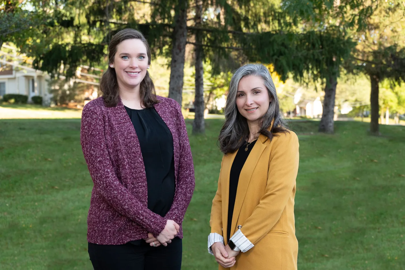 Amanda Schieler (left) and Armanda Keci (right)