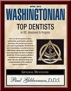 Washingtonian Top Dentist