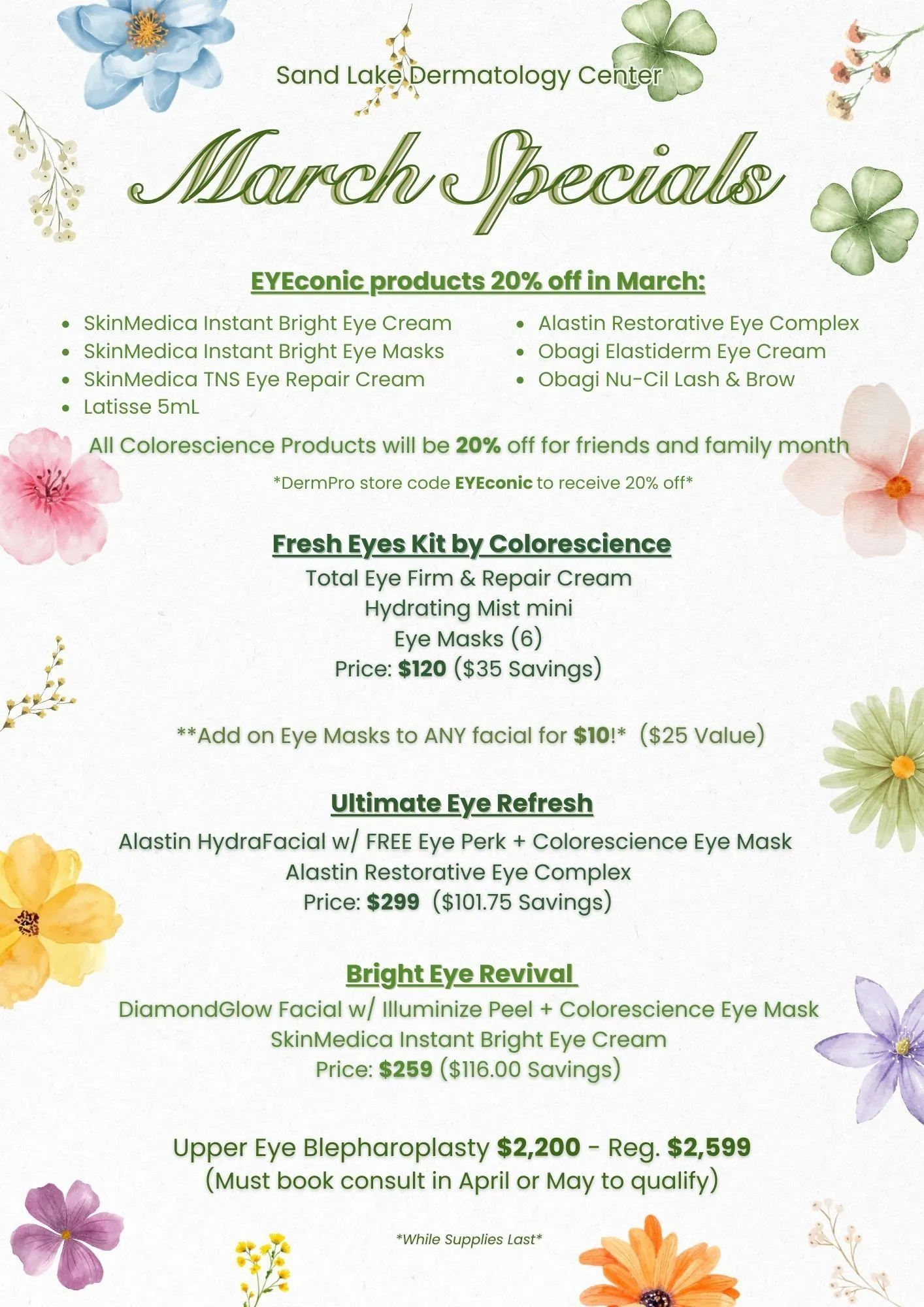 March Specials