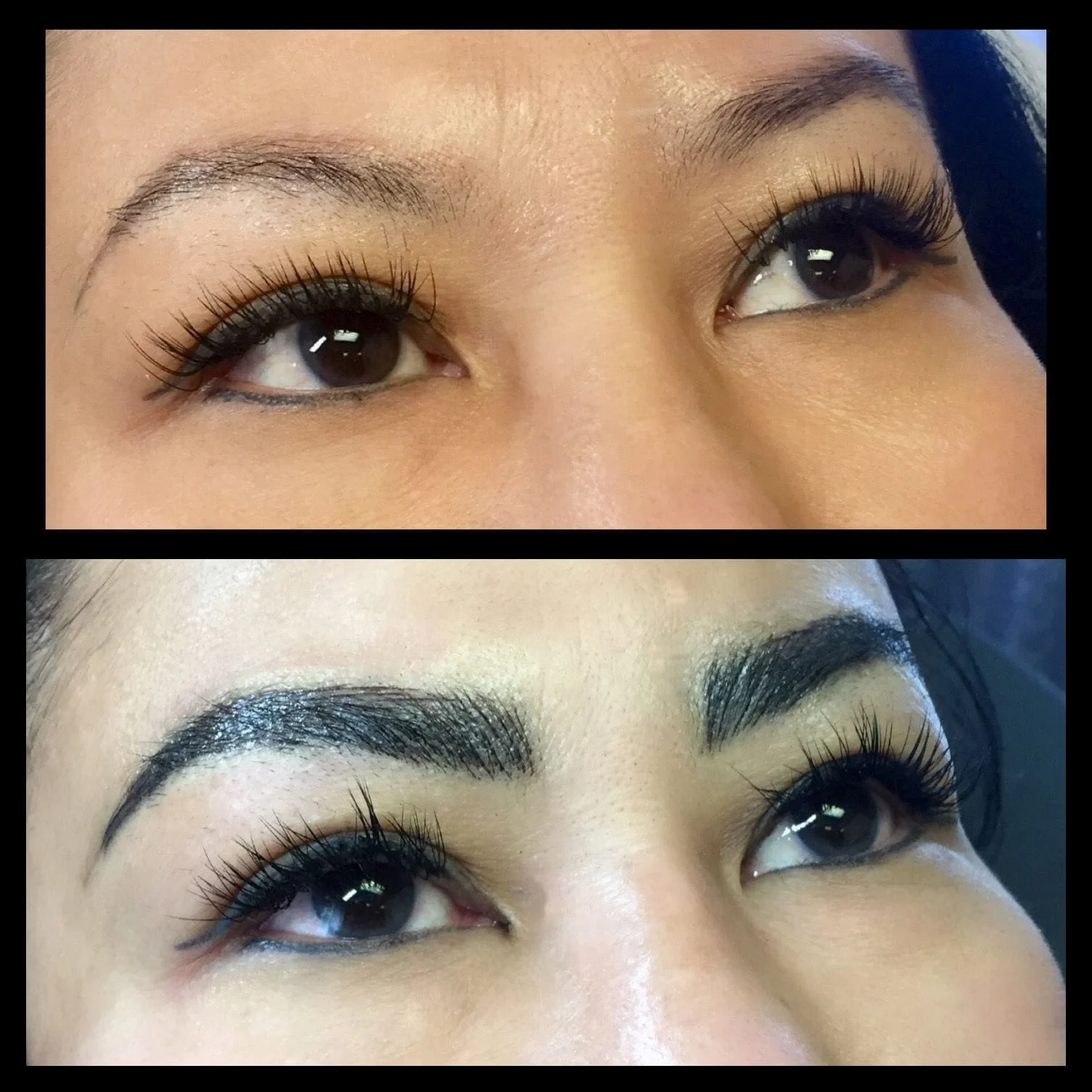 Coverup work done w/ Microblading