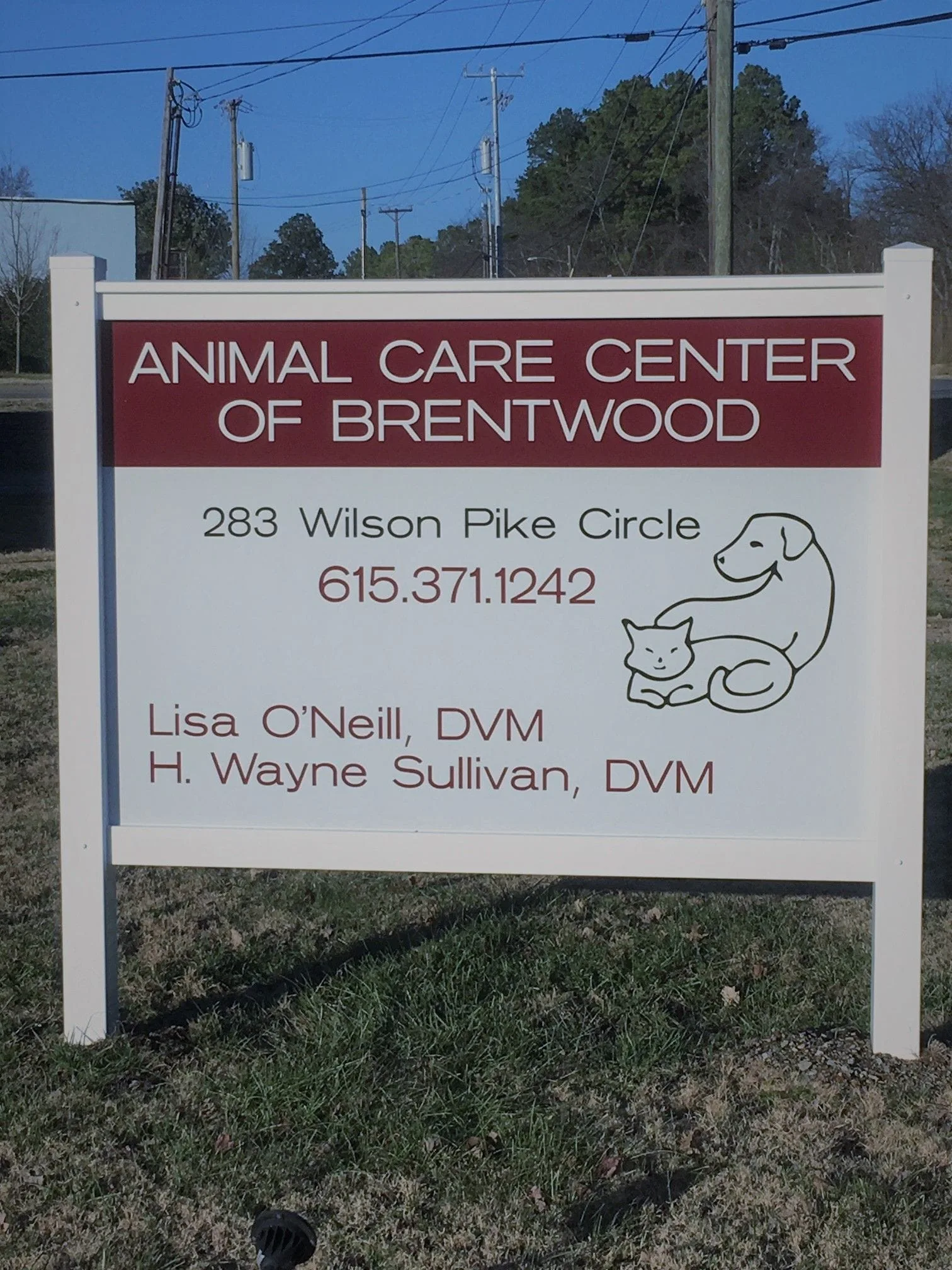 Animal Care Center sign