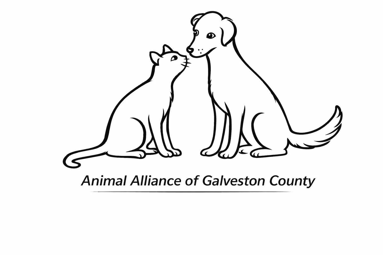 Animal Alliance of Galveston County New Logo