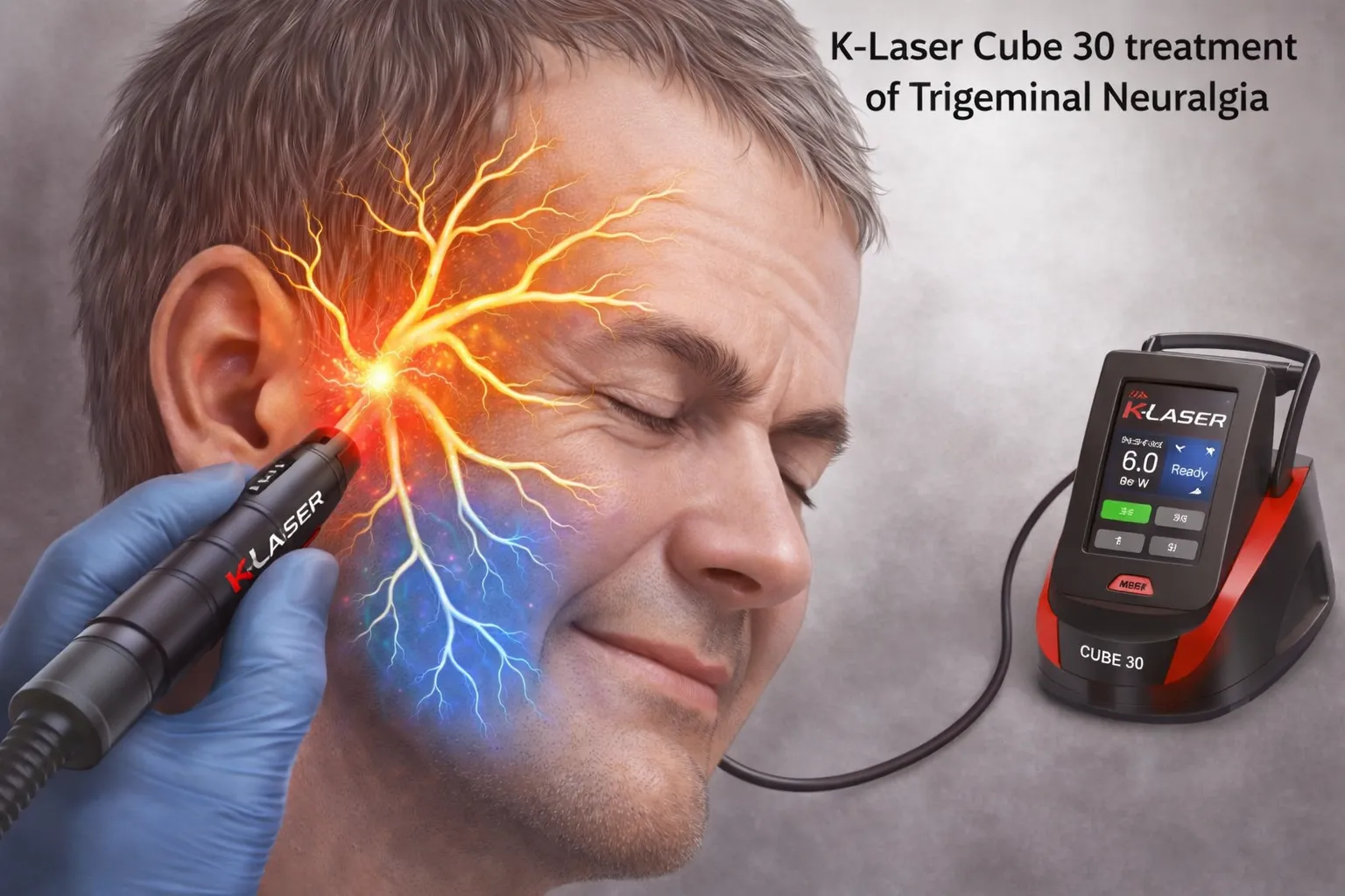 Class 4 laser treatment of Trigeminal Neuralgia