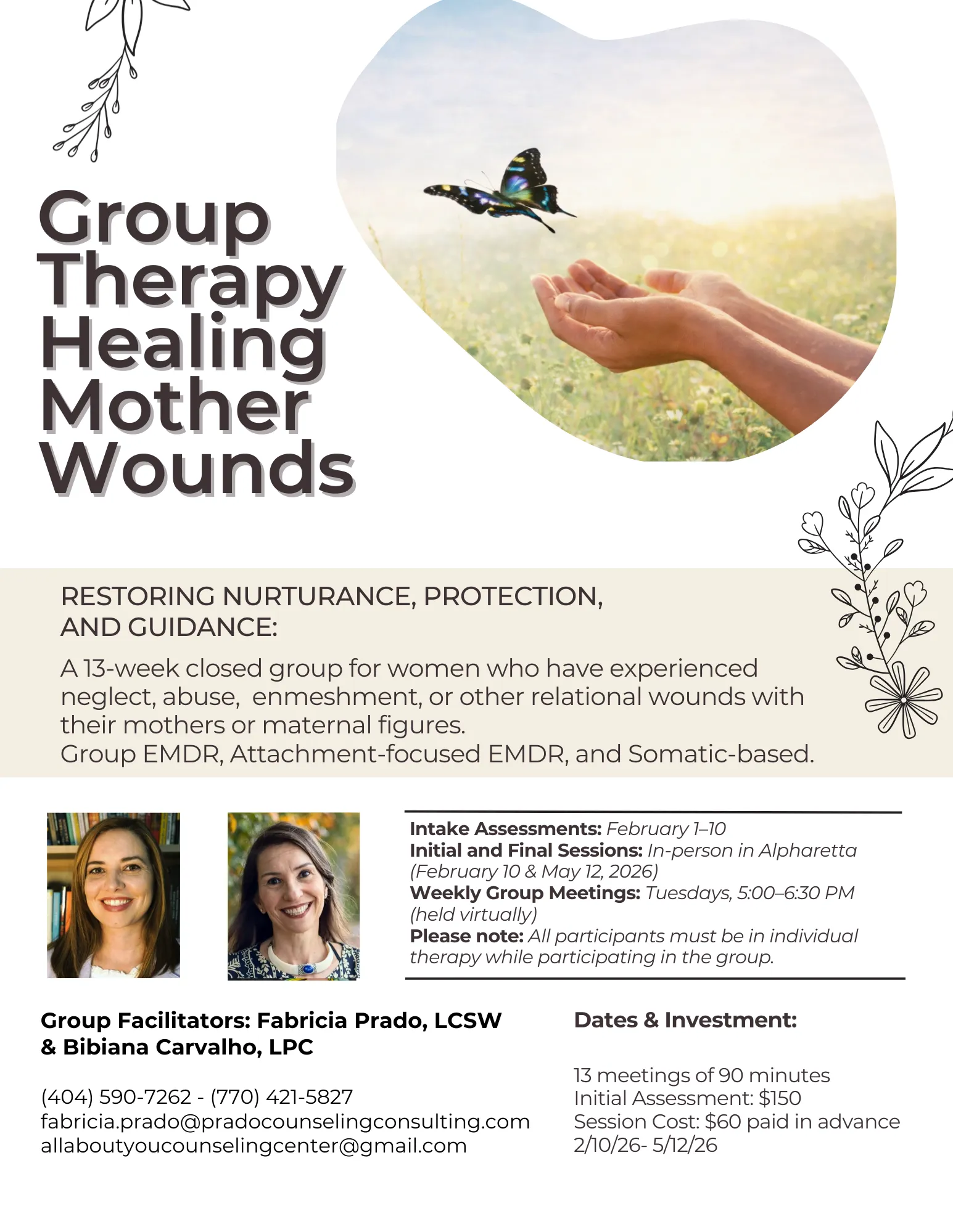 Group Therapy Healing Mother Wounds