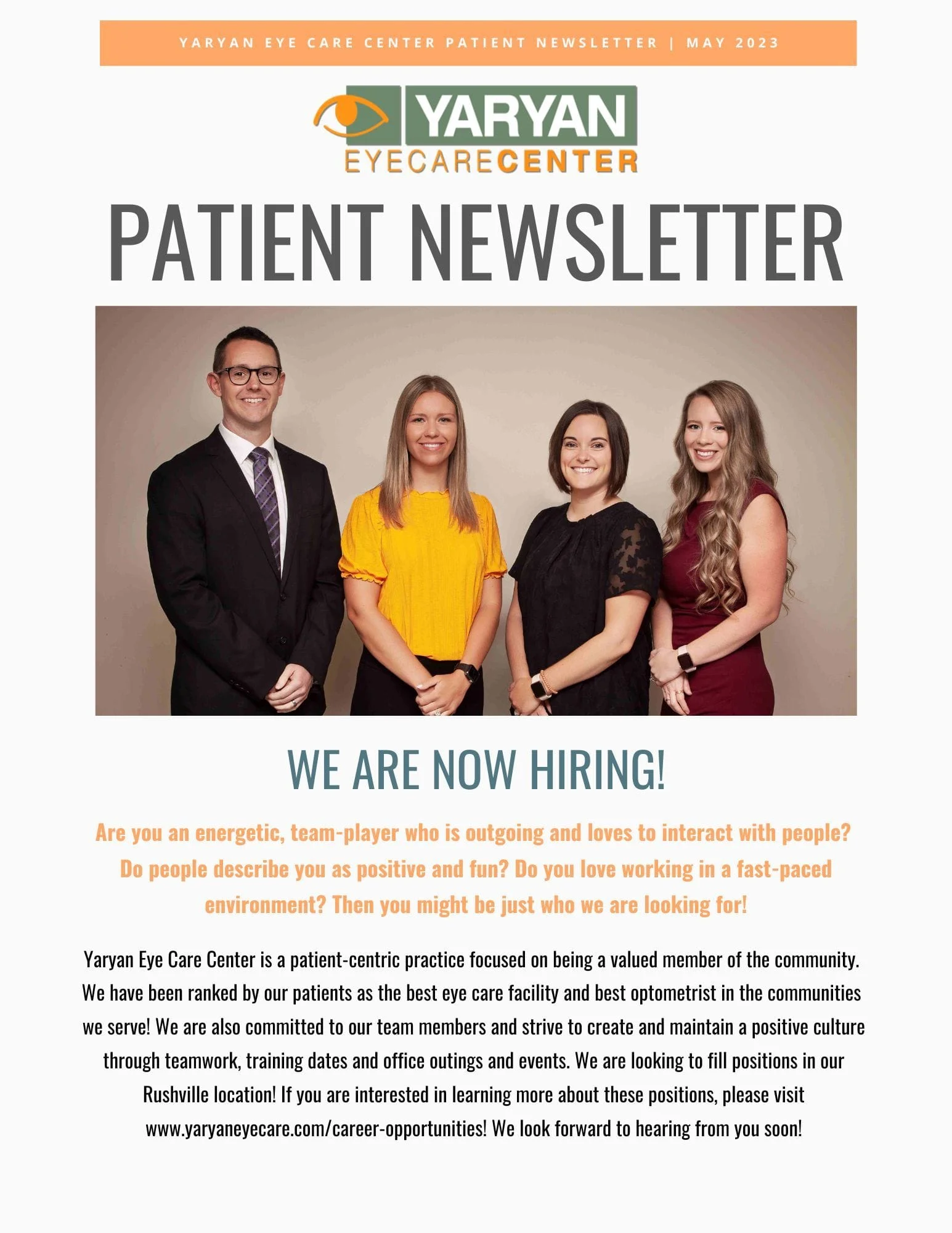 May 2023 Patient Newsletter