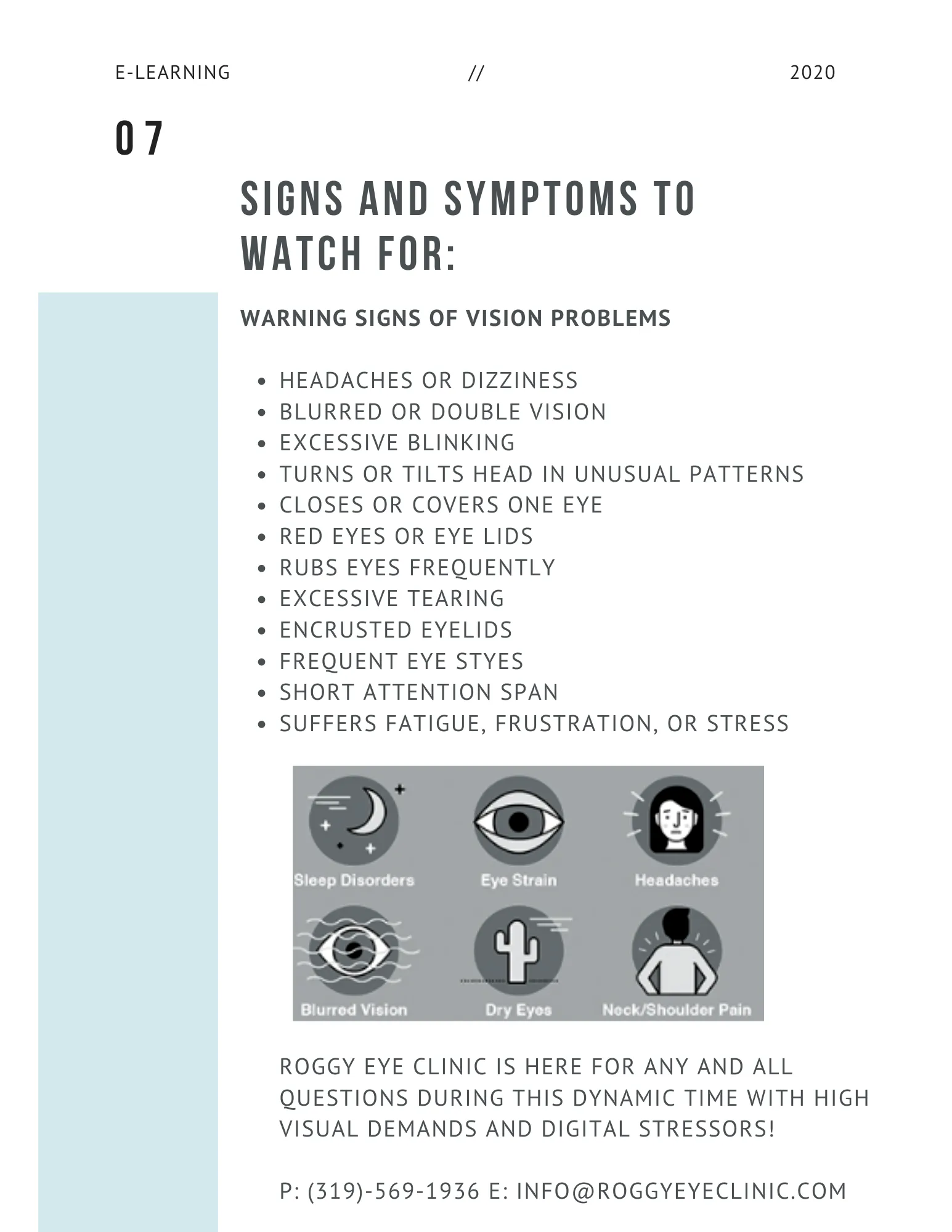 Signs and Symptoms to Watch For