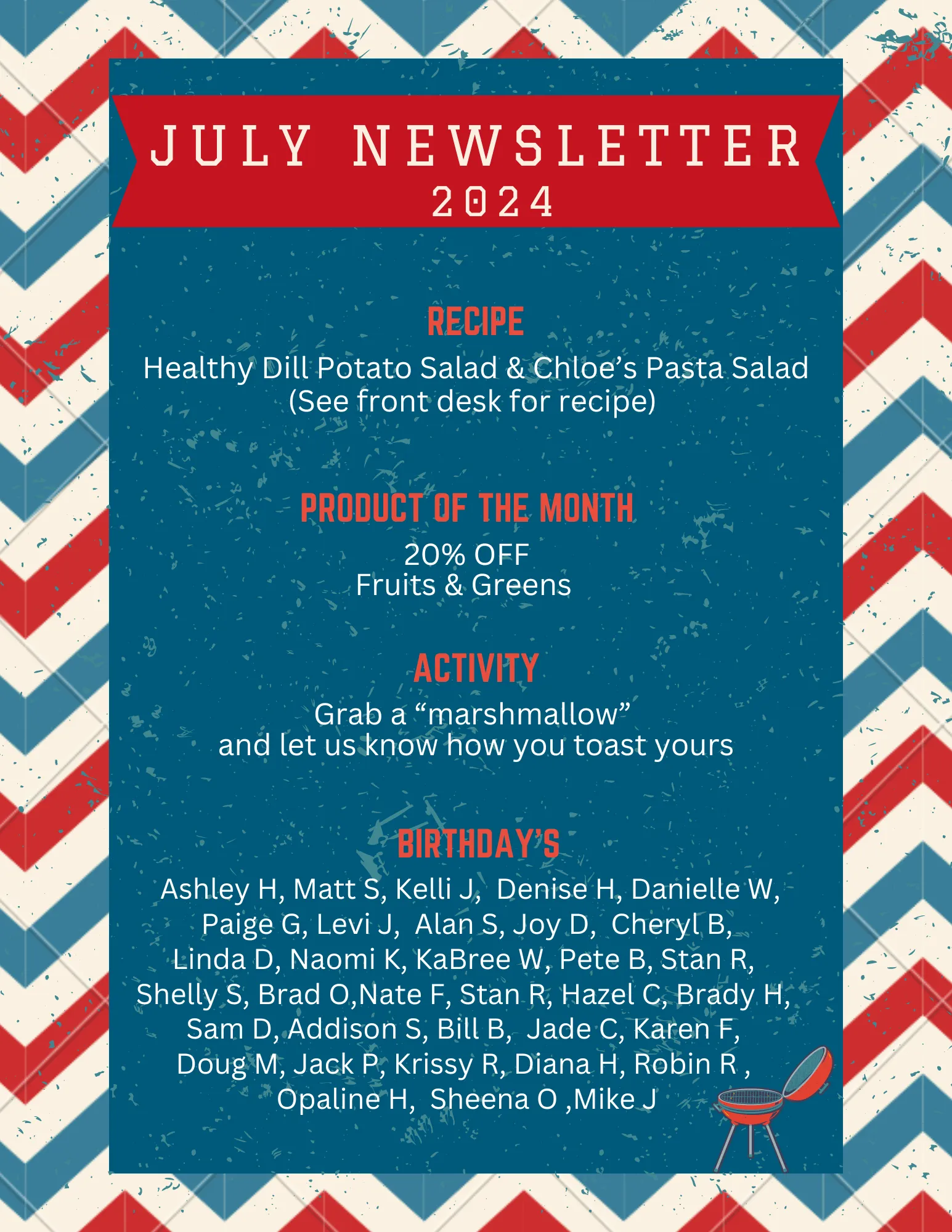 July 2024 Newsletter