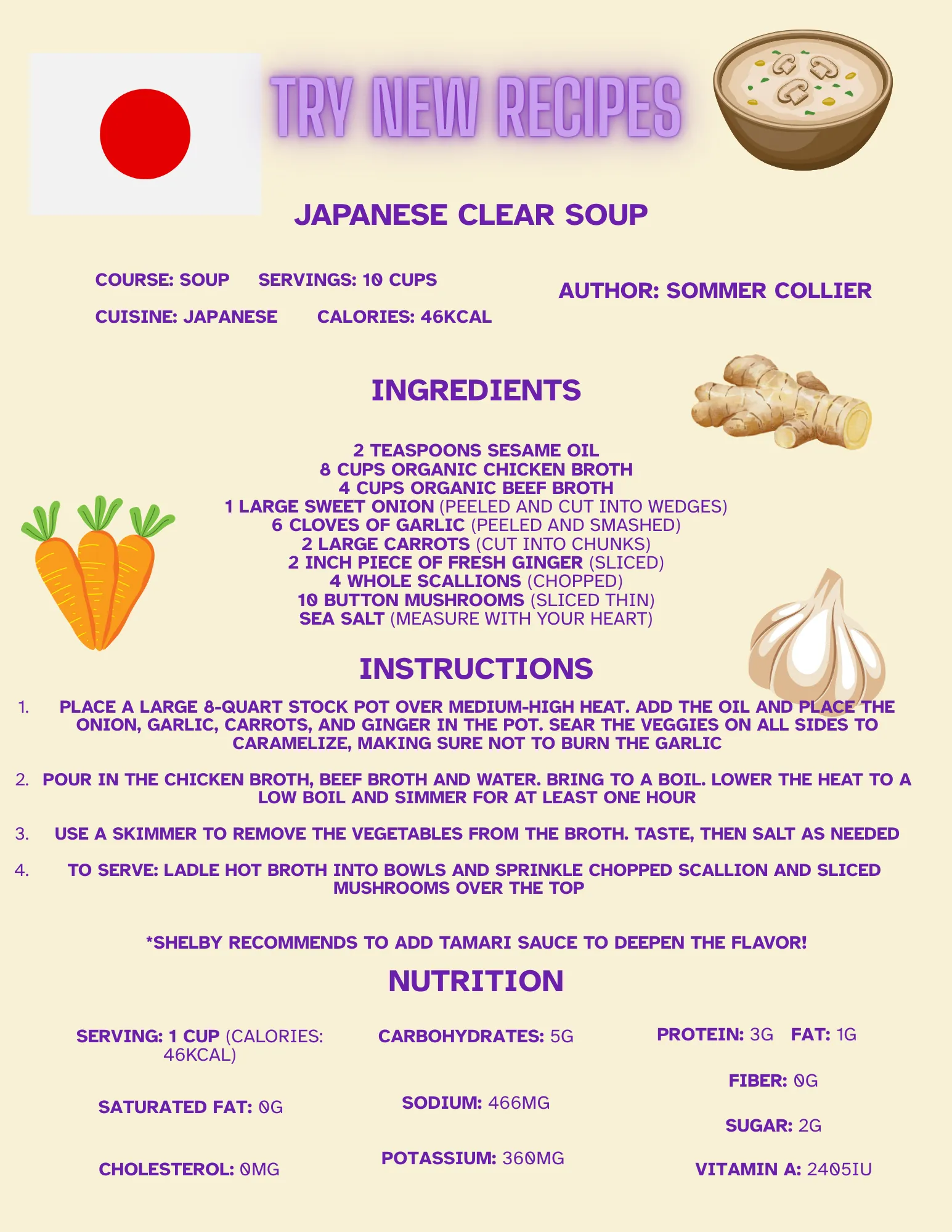 Japanese Clear Soup