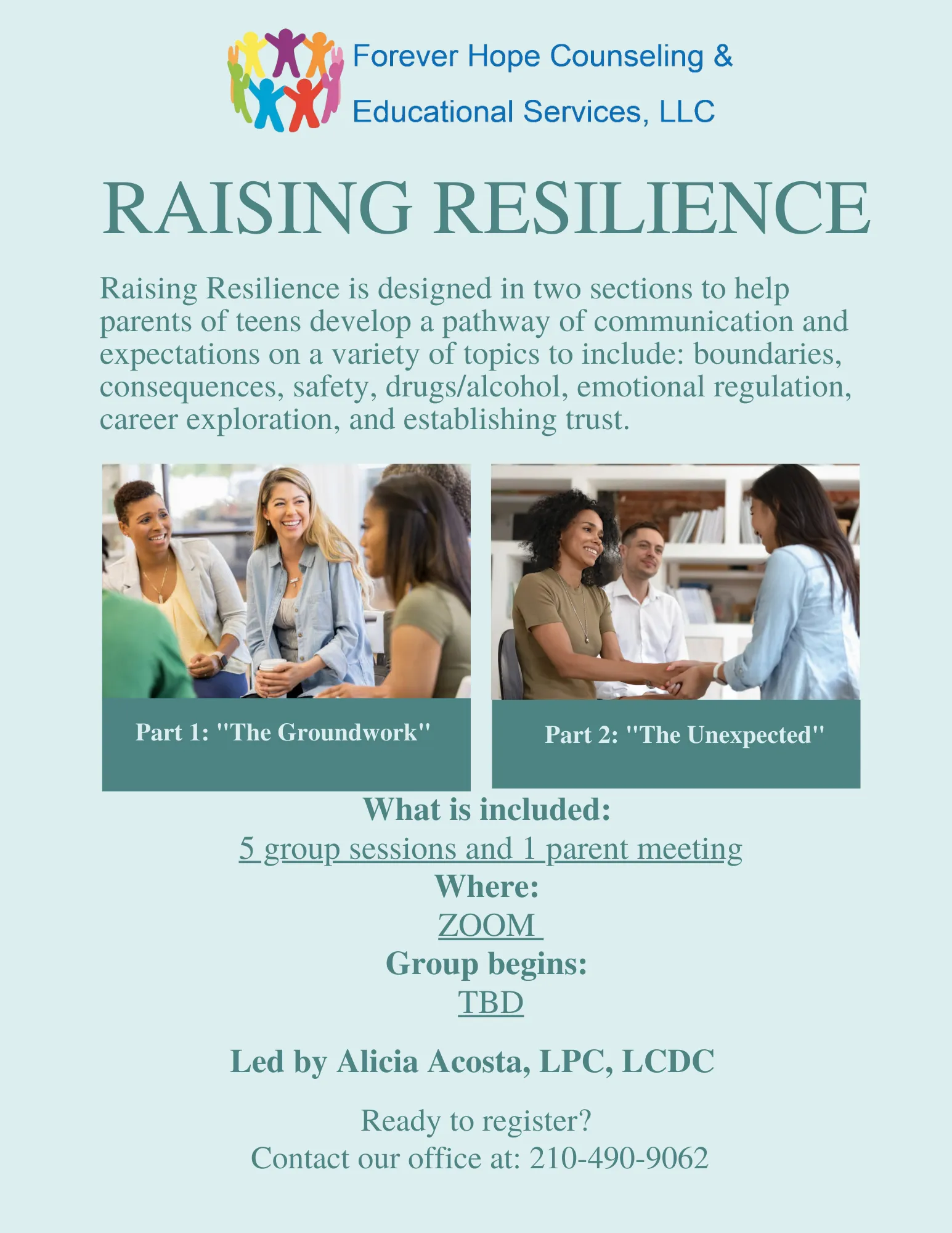 Raising Resilience Flyer