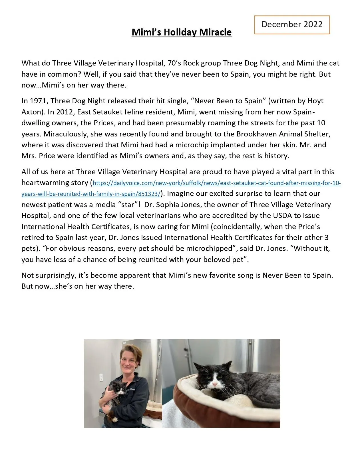 Mimi's Holiday Miracle