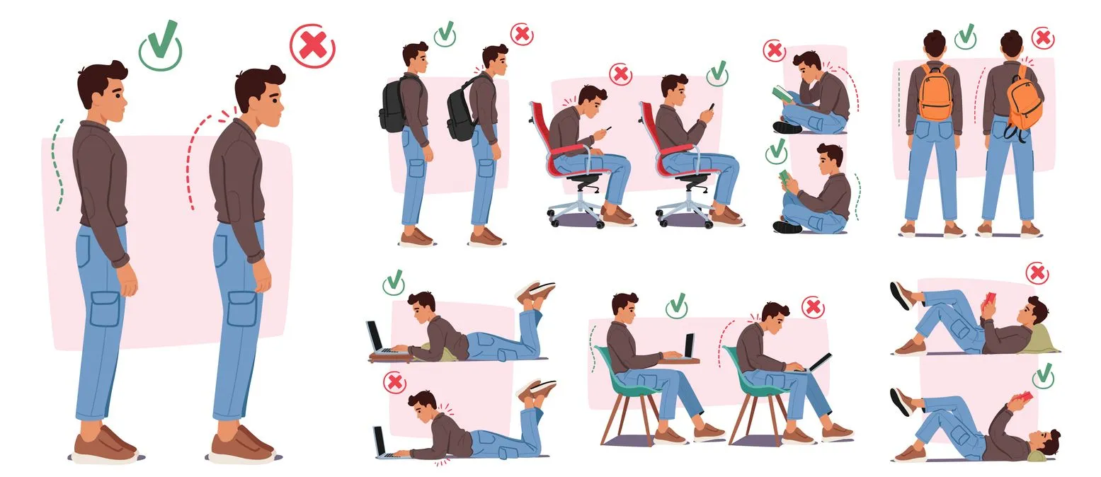 Student Posture Do's and Don'ts Content