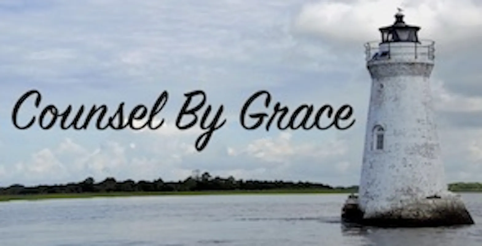 Counsel By Grace with a lighthouse