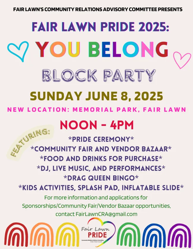 Fair Lawn Pride 2025