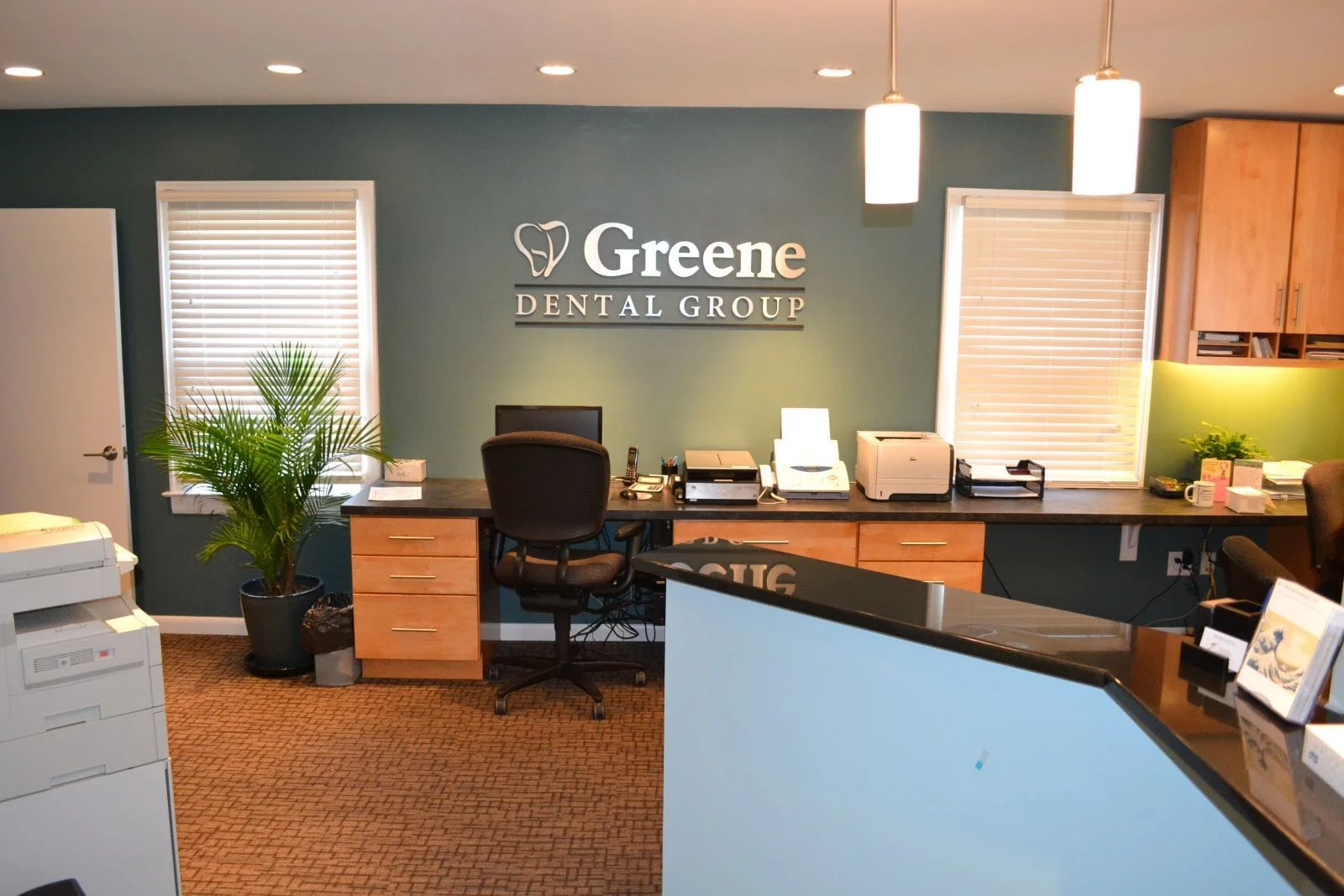 Greene Dental Group Norwich, CT Dental Office Waiting Room