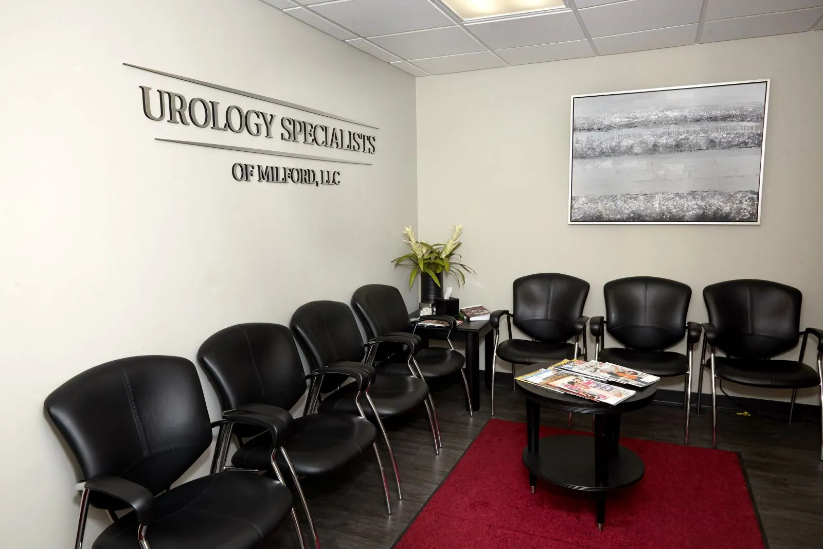 Milford Urologist waiting room