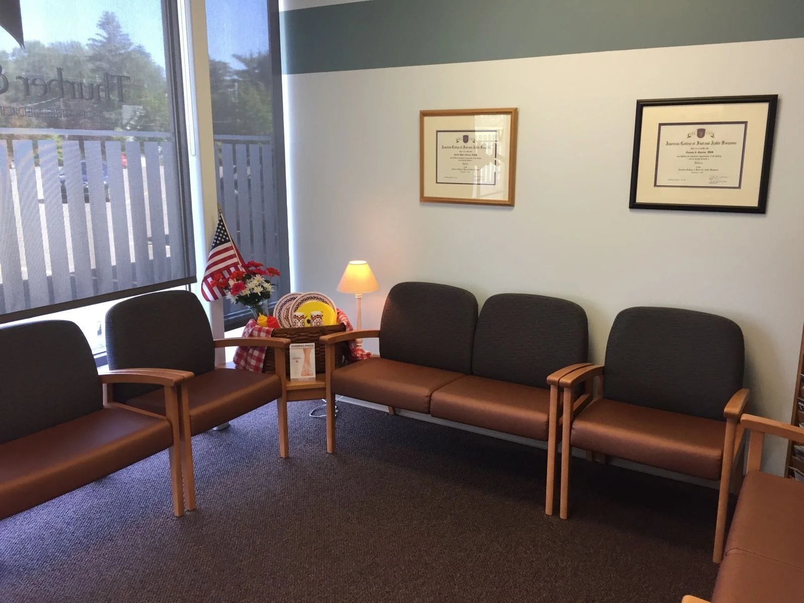 Waiting room at Waverly Office