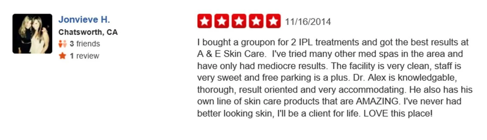 A E skin Forever Young BBl ipl Photofacial review