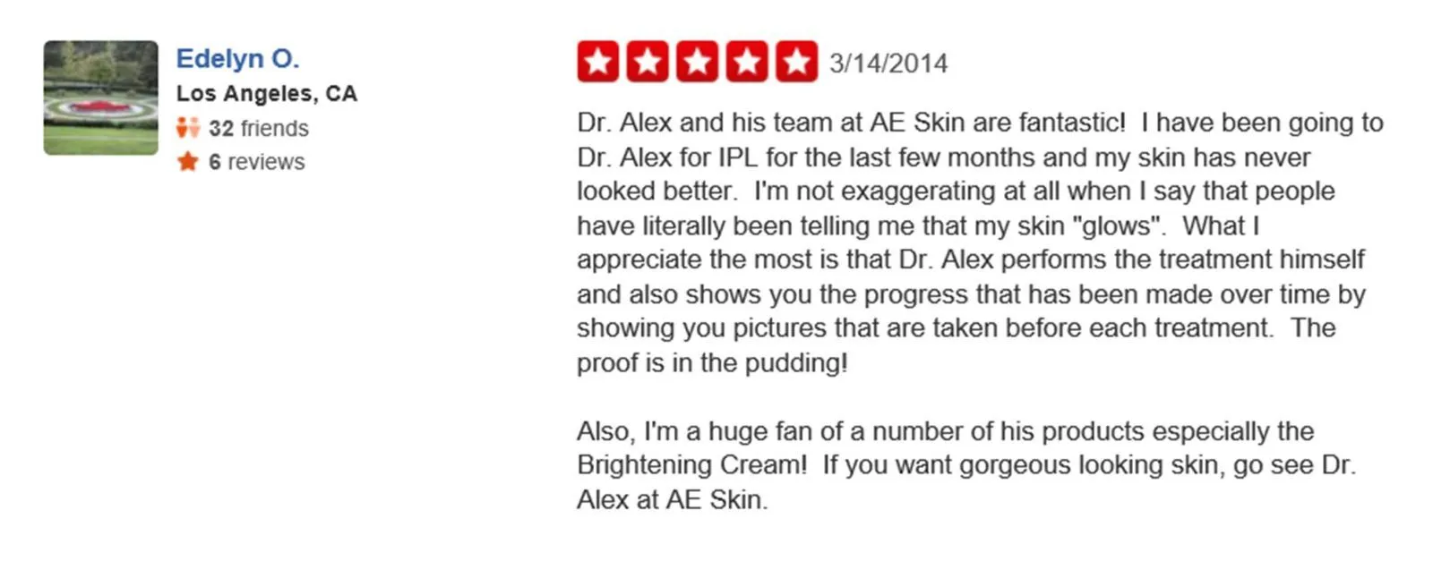 A E skin Forever Young BBl ipl Photofacial review