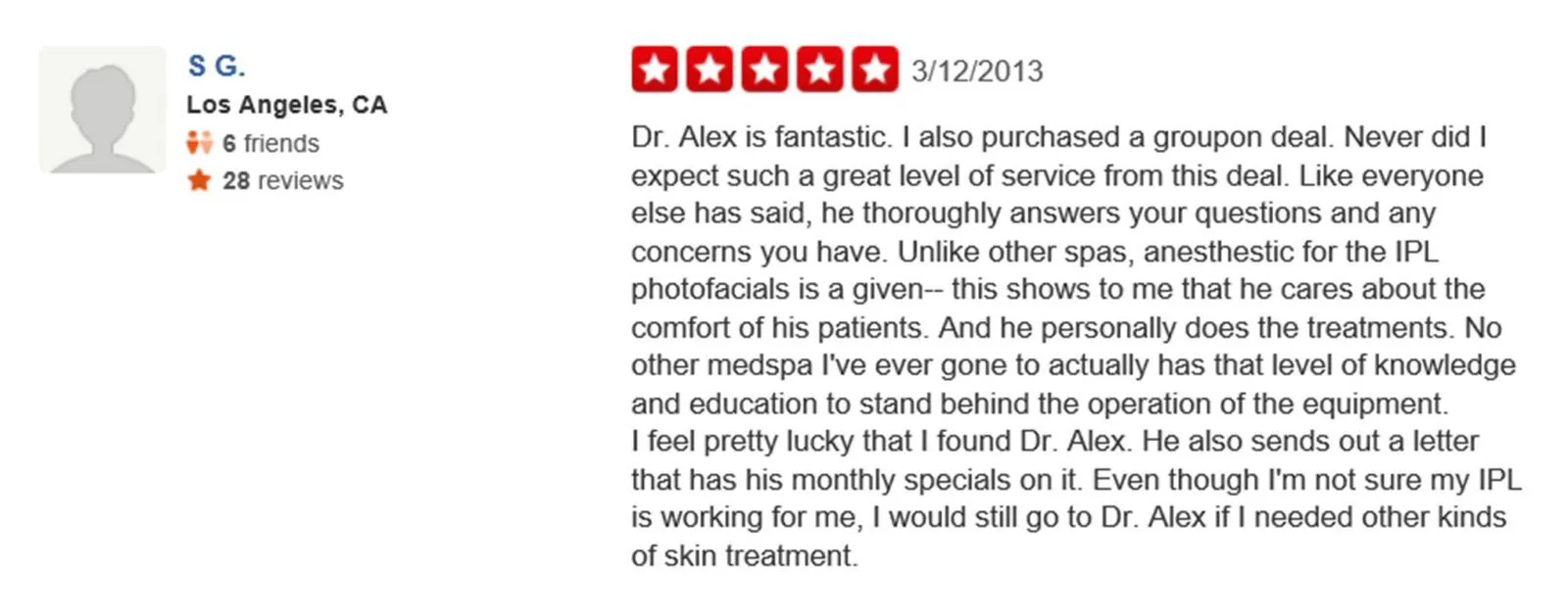 A E skin Forever Young BBl ipl Photofacial review