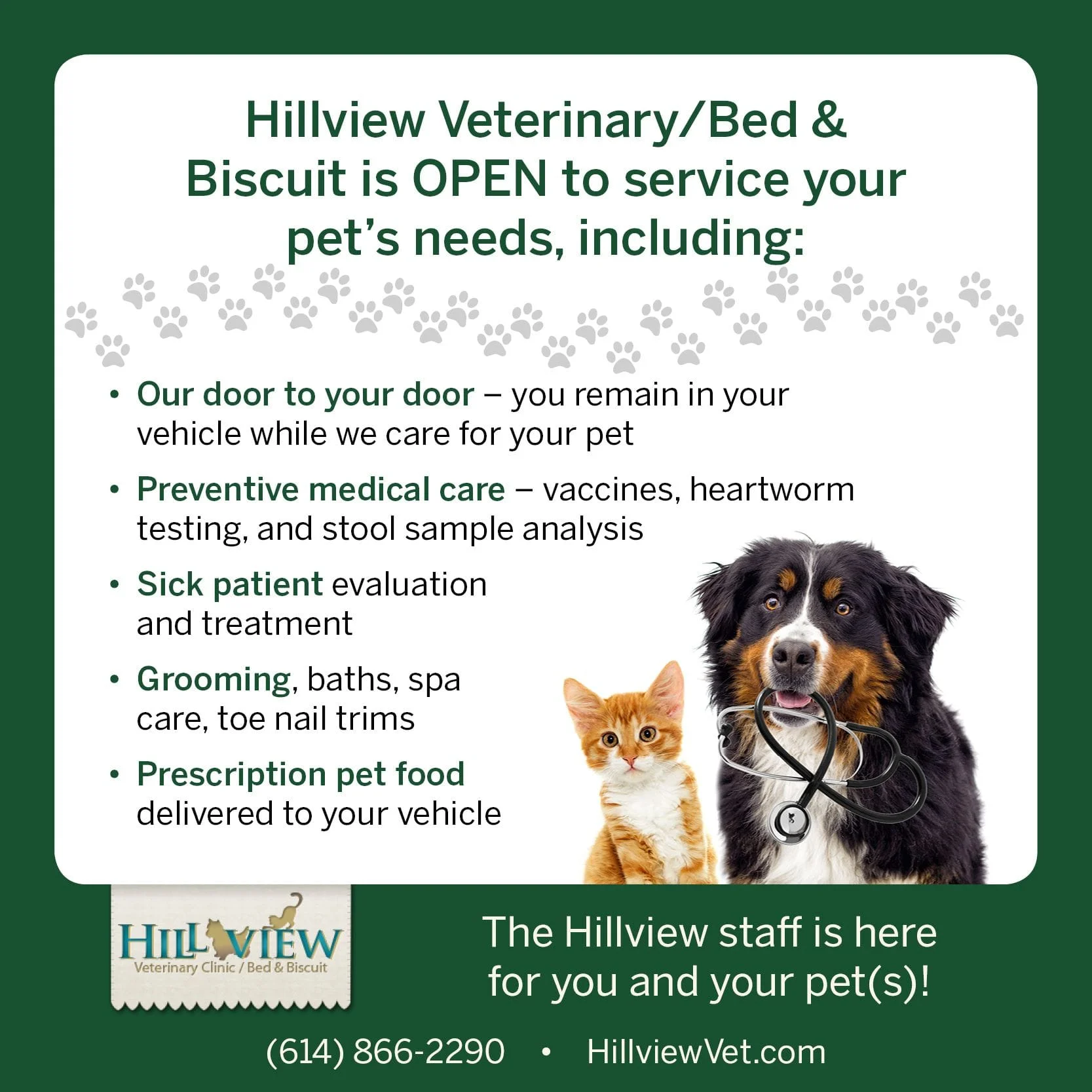 Hillview Veterinary Clinic/ Bed & Biscuit