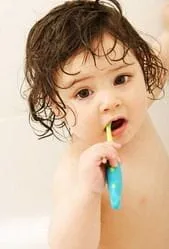 Pediatric Dentist - Brushing Teeth