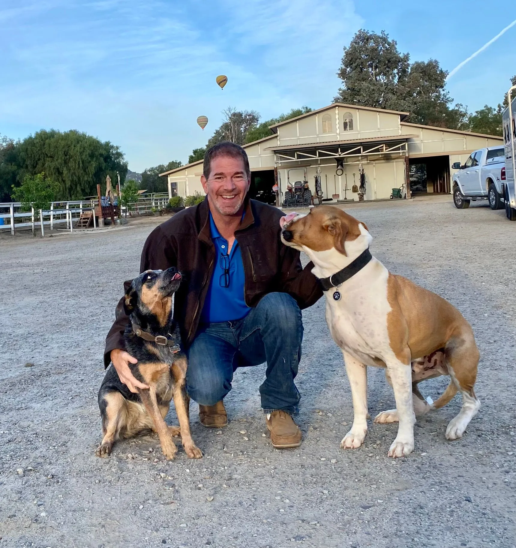 Dr. Eric and his pups