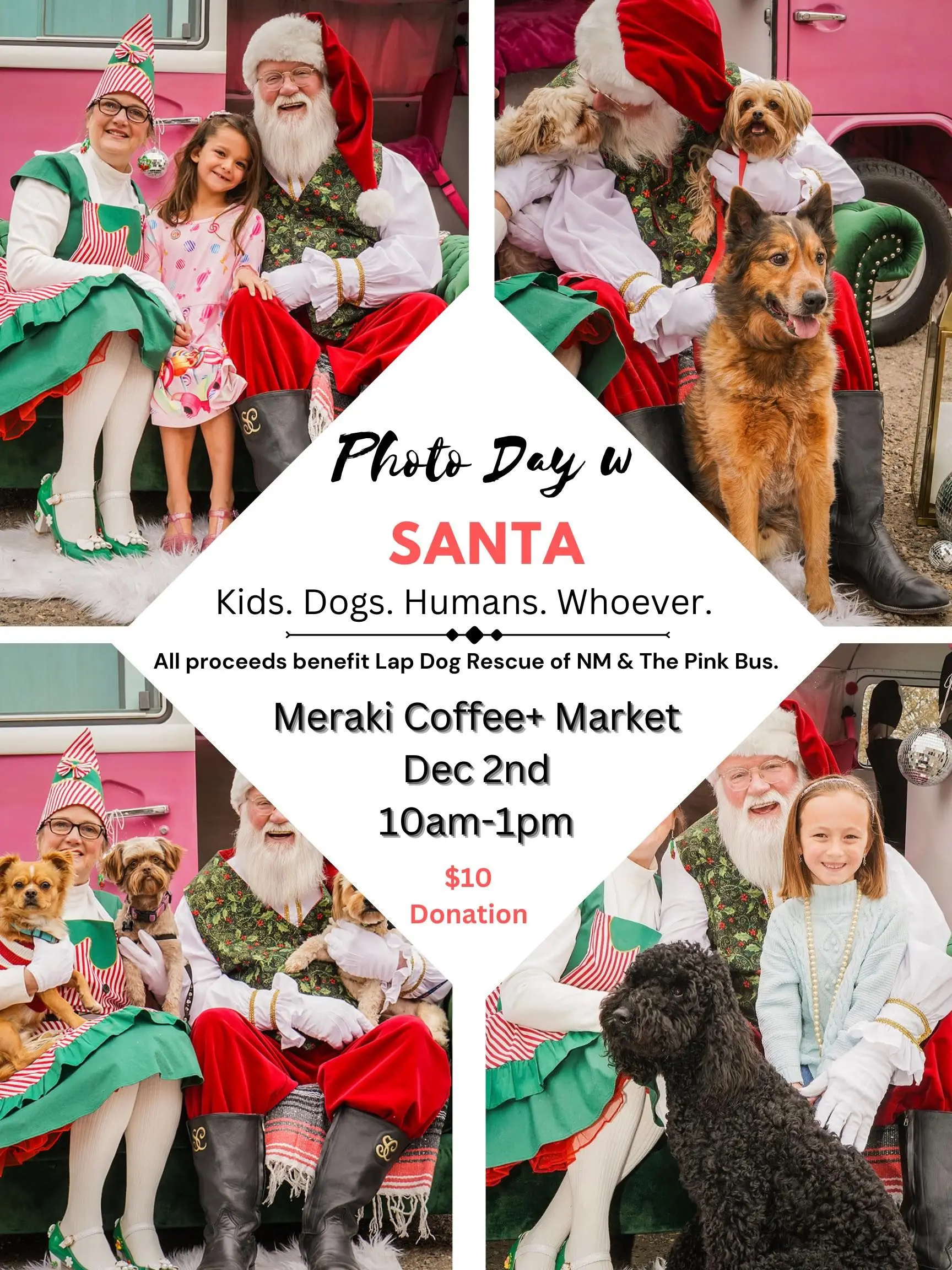 Pet Pictures with Santa