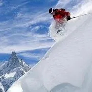 Skier on the mountain