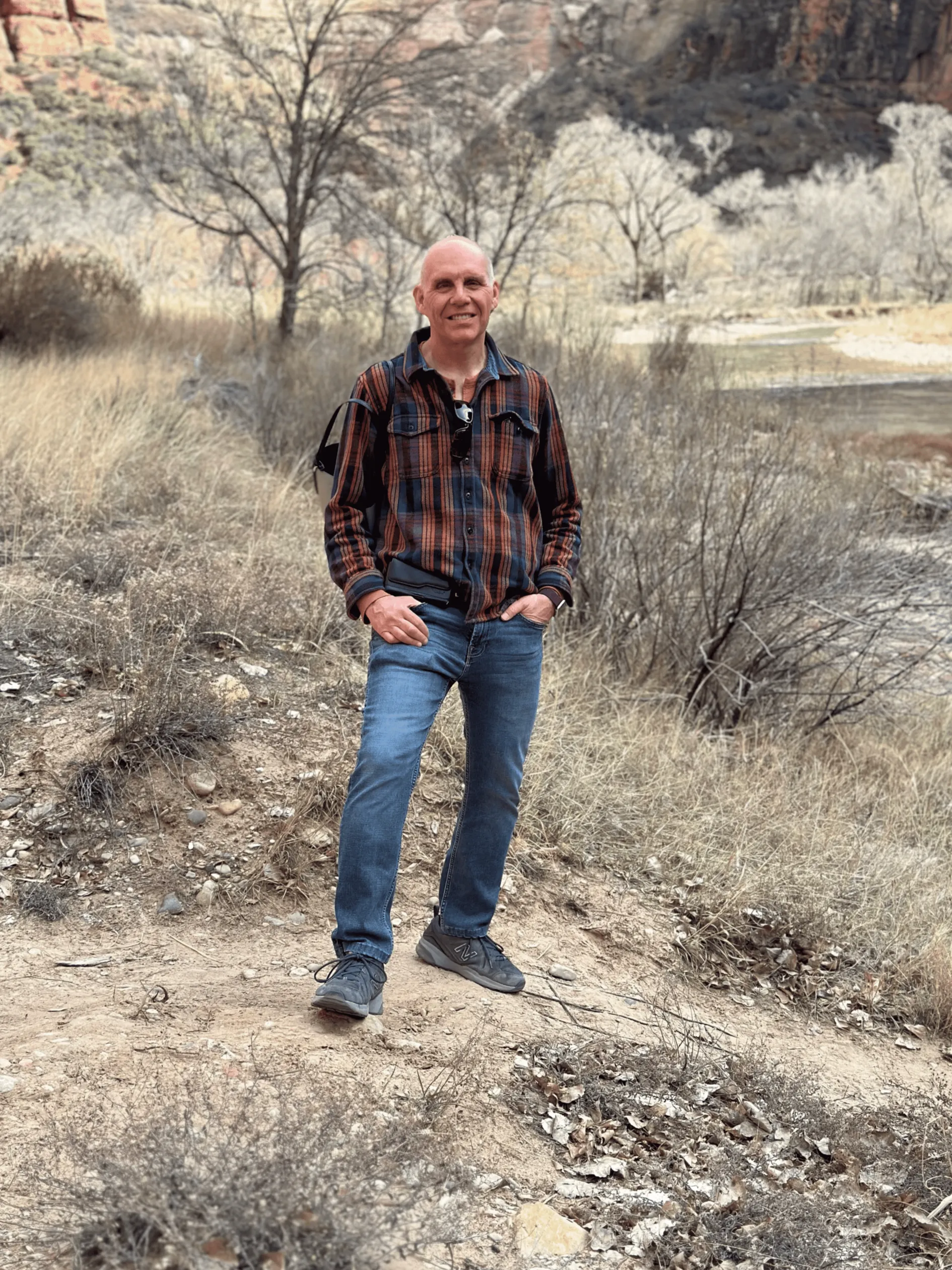 Dr. Burstiner standing in outdoor environment