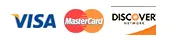 accepting: Visa, MasterCard, and Discover card