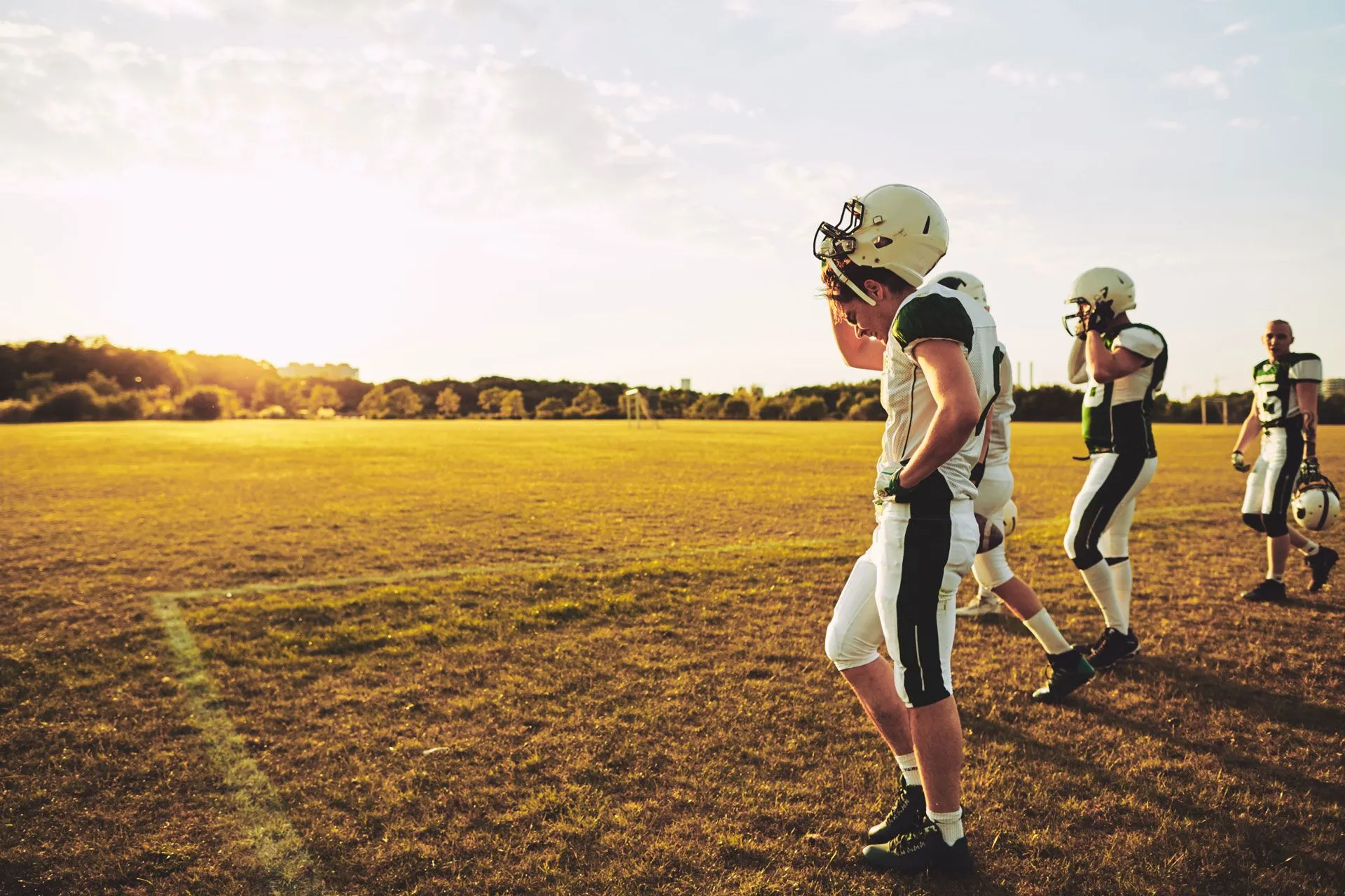 high school football players