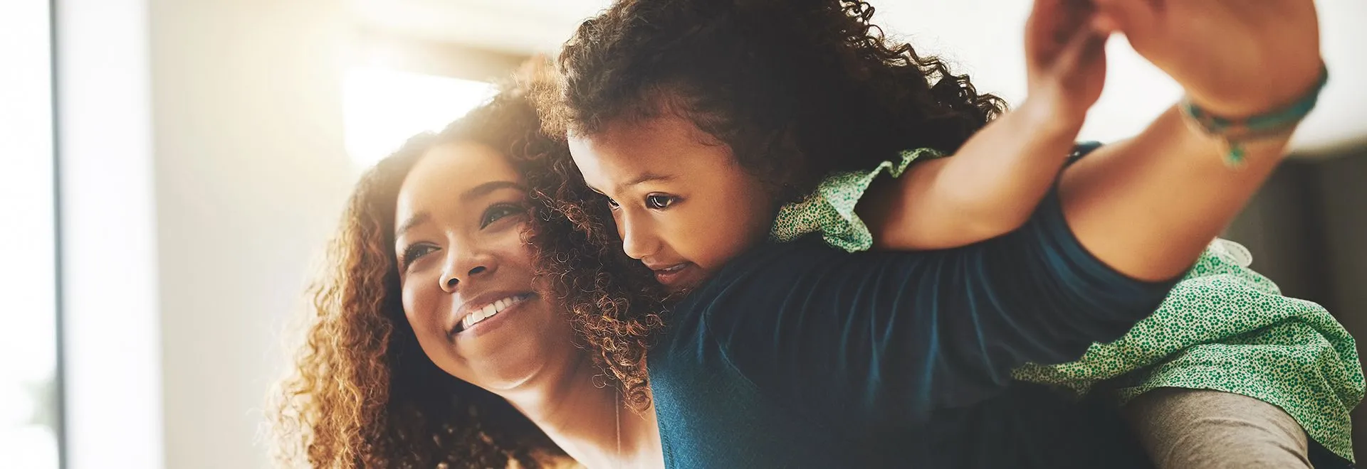 Woman and child