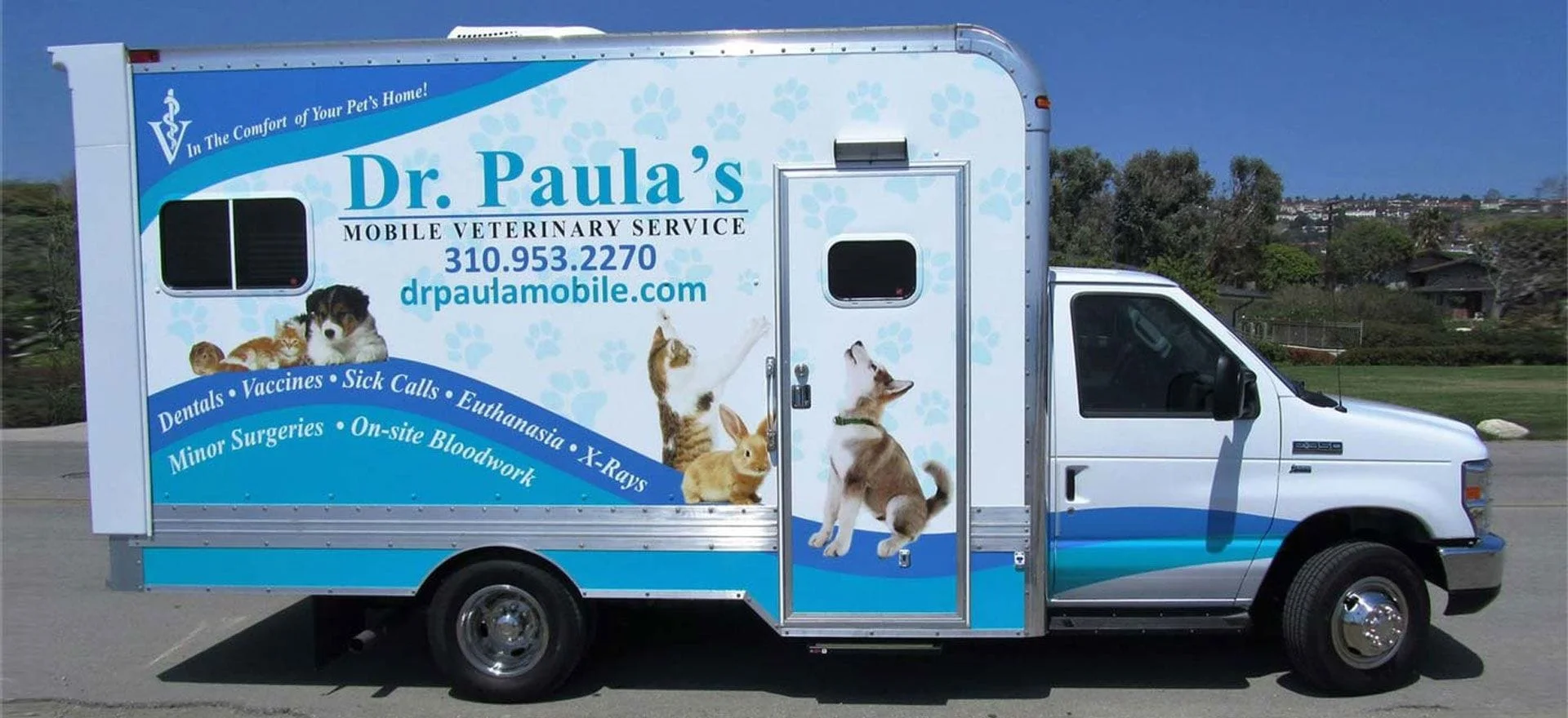 Mobile store veterinary services